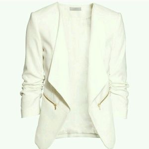 Fall White Super Chic Blazer