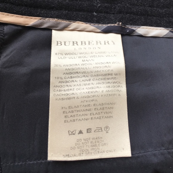 Burberry Cashmere/Angora Wool Trousers - Picture 4 of 4