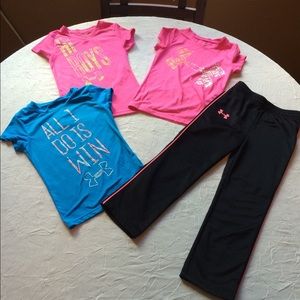 Girl's Under Armour Youth Size 5 Lot
