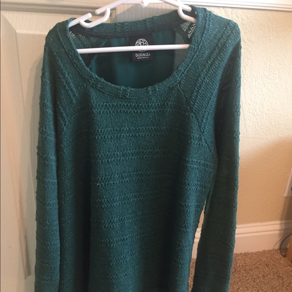 Bobeau Green sweater
