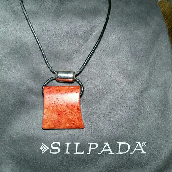 Silpada The Cardinal Rule necklace, Retired Sample