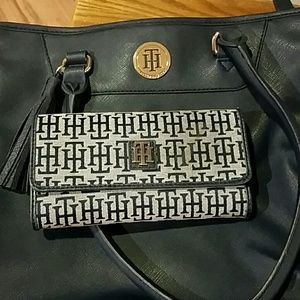 Tommy Hilfiger Navy &Gray Wallet