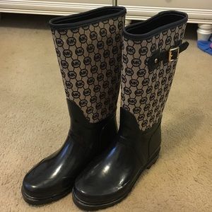 Michael Kor rain boots.