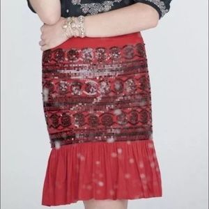 Sequined Suelta Skirt by Moulinette Soeurs- Anthro