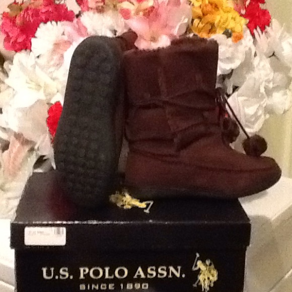 ADORABLE BRAND NWOT US POLO ASSIN   BOOTIE 👗👜👢👢 - Picture 3 of 4