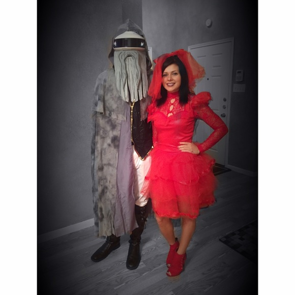 Yandy Other Lydia Deetz Beetlejuice Red Wedding Dress W