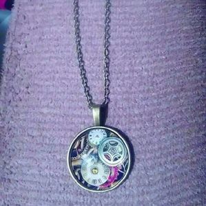 New Clock Necklace
