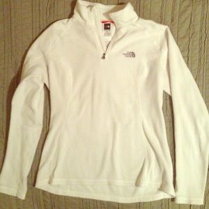 The North Face fleece half zip pullover