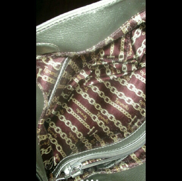 Chic TIGNANELLO Metallic Leather Shoulder Bag - Picture 3 of 4
