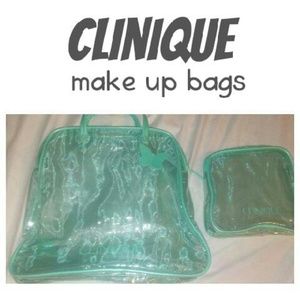 Clinique make up bags