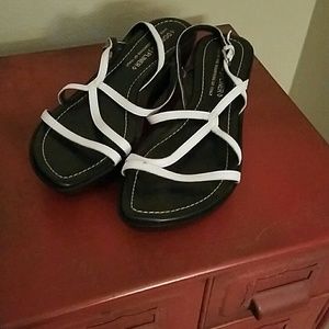 Donald Pliner wedged sandals