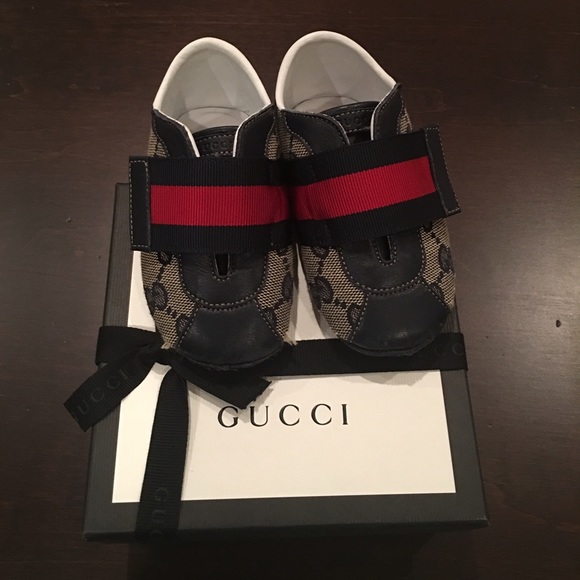 Gucci infant slip on sneaker