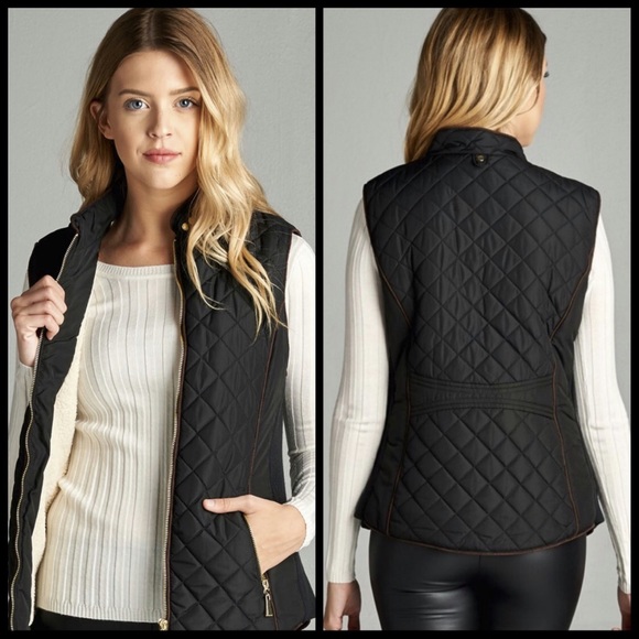 PLUS--RESTOCKED!!  Quilted Vest - Picture 2 of 3