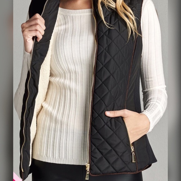 PLUS--RESTOCKED!!  Quilted Vest - Picture 3 of 3