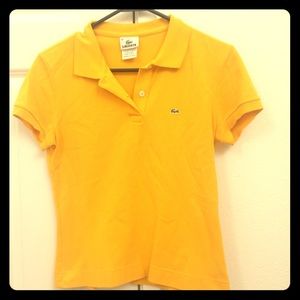 Yellow Lacoste Polo