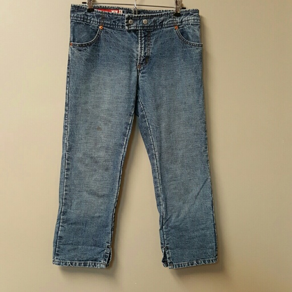 Guess Blue Denim Capris Size 29