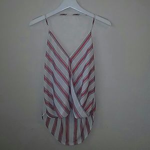 Backless halter blouse