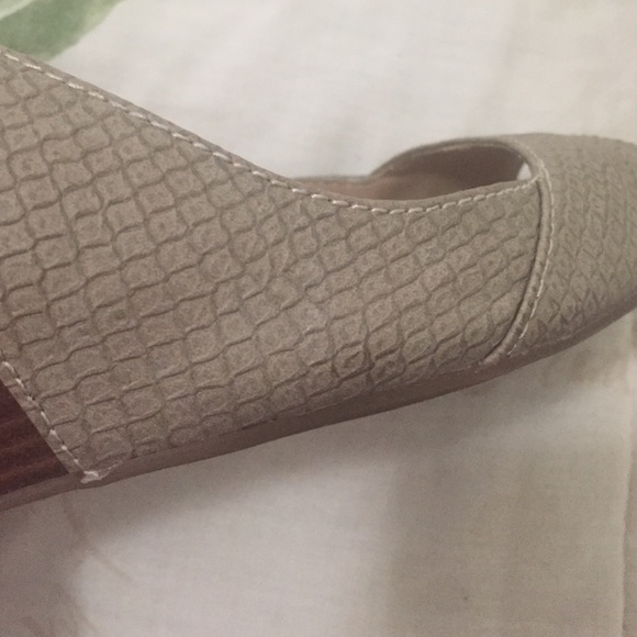 Mini Wedge Peep Toe Slingbacks - Picture 4 of 4