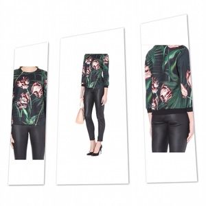 Ted Baker women's Palm Satin Top size Large size 4
