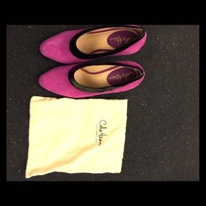 Cole Haan Fuchsia Suede Heels size 6B