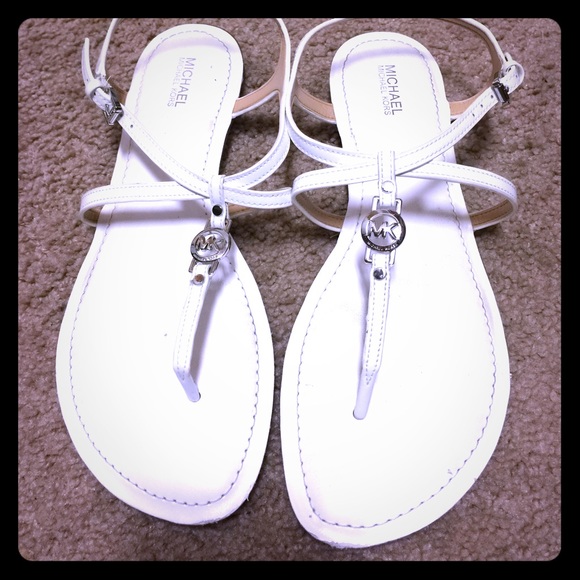 Michael Kors Shoes - Michael Kors white sandals
