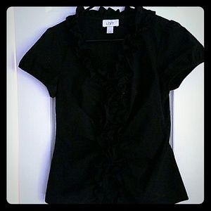 Ann Taylor Loft black shirt