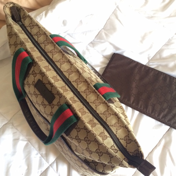 Gucci signature canvas diaper tote bag - Picture 4 of 4