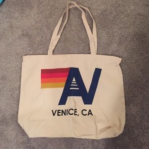 Large Aviator Nation Venice, CA canvas tote