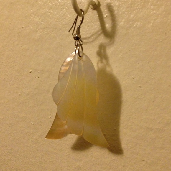 Beautiful Shell Wing Earrings