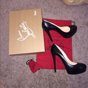 Christian Louboutin Bianca Platform Leather Pump