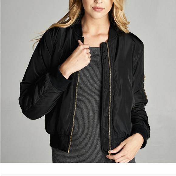 💖PLUS-Bomber Jacket💖 - Picture 2 of 2