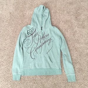 Teal/grey hoodie