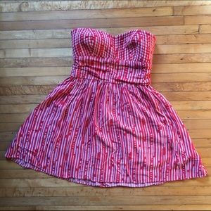 *SALE* Fun Print Red Dress