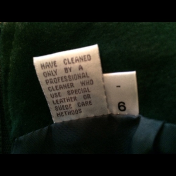 SOLD Suede Skirt with Fringe - Picture 2 of 4