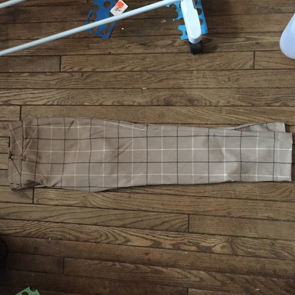 Express Plaid editor pants