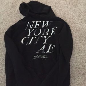 Black NYC hoodie