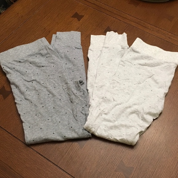 SOLD Grey VS Leggings with Sparkles
