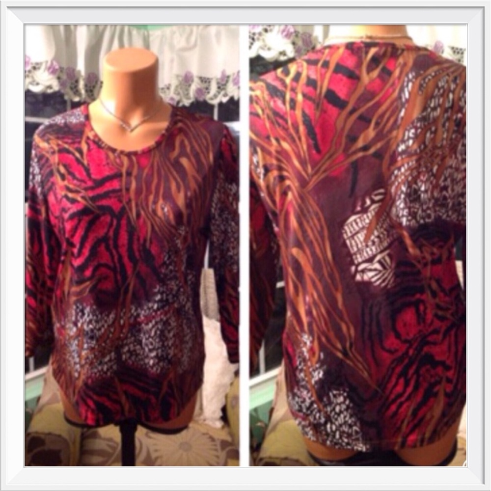 LN Lovely TanJay Glitter Top