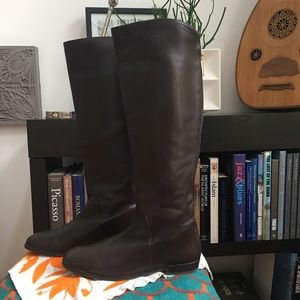 STUART WEITZMAN calf leather boots, sz 7