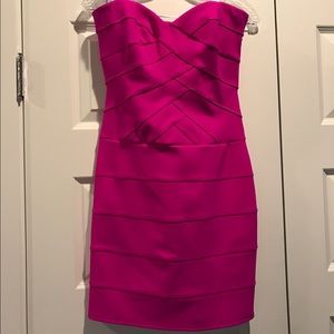 Laundry by Shelli Segal Pink Strapless Dress