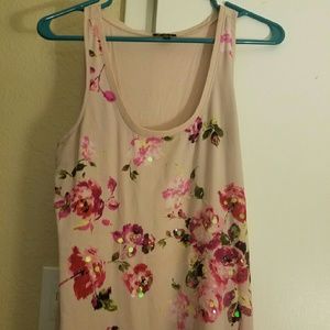 Express Floral Tank Top-Smalll