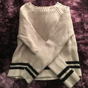 Beige cropped sweater