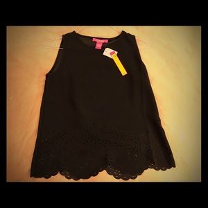 Black classic blouse