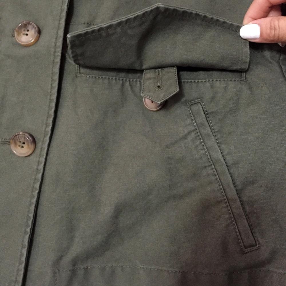 Joie Evandale Military Green Embroidered Jacket - Picture 8 of 8