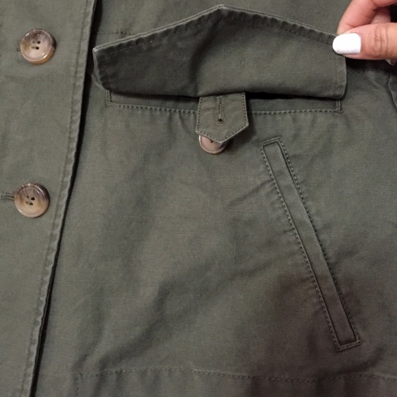 Joie Evandale Military Green Embroidered Jacket - Picture 8 of 8