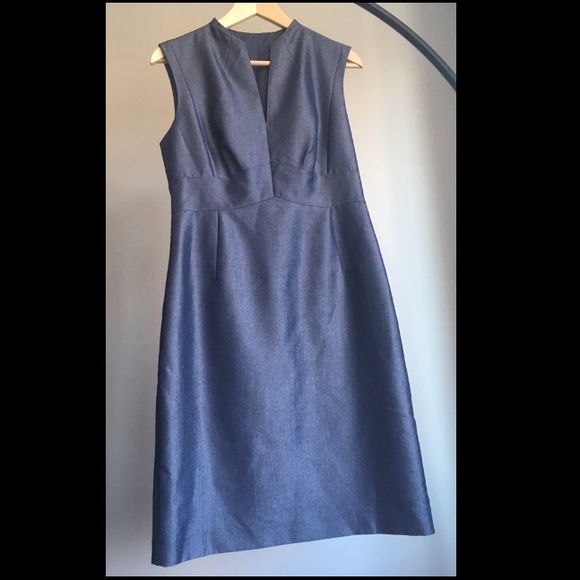 Gianni Bini Denim-colored Suit Dress