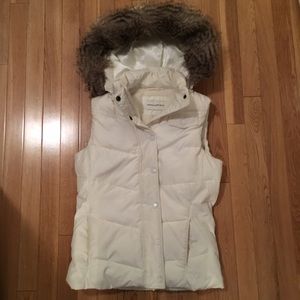 White Winter Vest