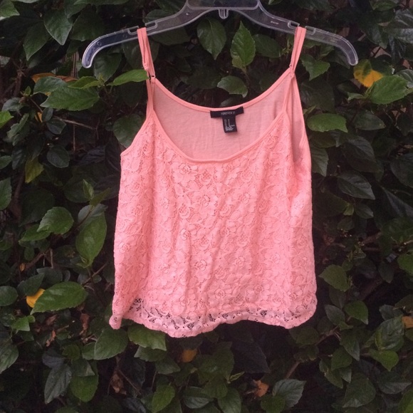 A cute pink crop top