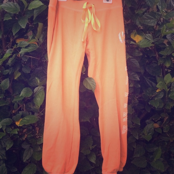 Light orange Victoria secret sweats
