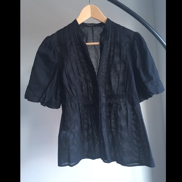 BCBG super sexy, black blouse